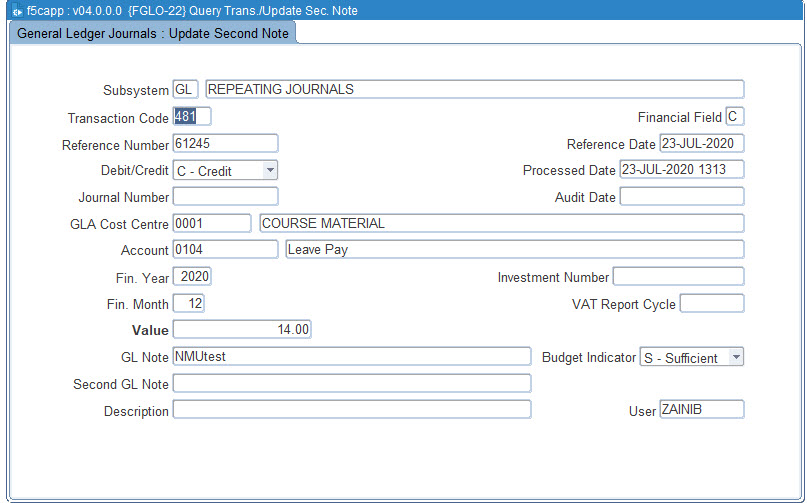 Example of ...fglo-22b1