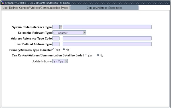 Example of Address System Setup