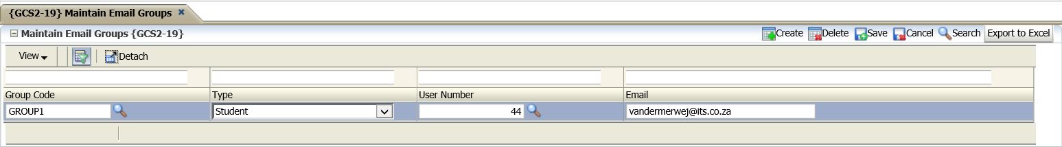 Maintain Email Groups
