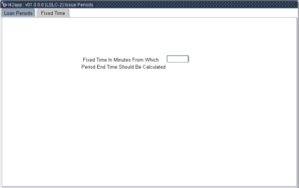 Example of Fixed Time