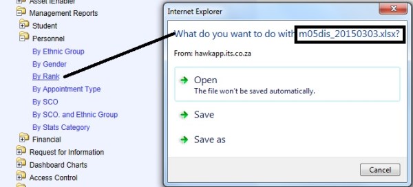 Example of ...Personell