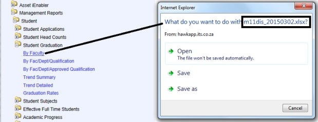 Example of ...Student Head Count