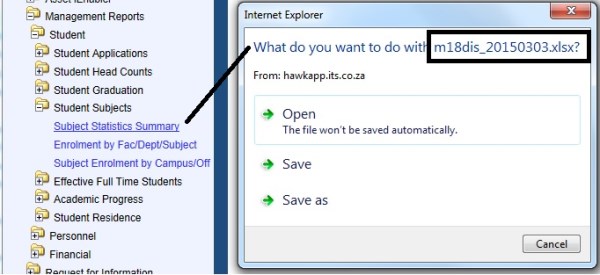 Example of ...Student Subjects