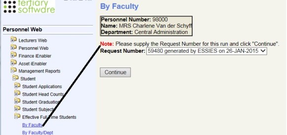 Example of ...Effective Full Time Students