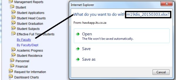 Example of ..Effetive Full Time Students