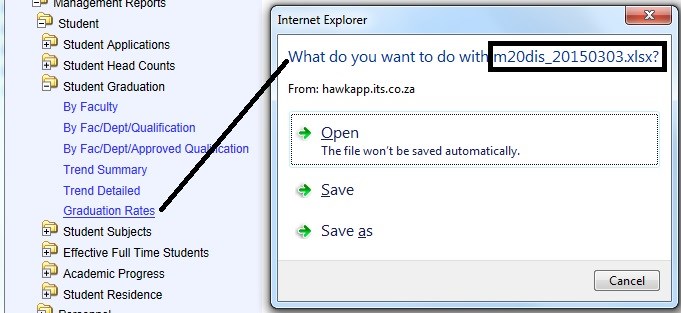 Example of ...Student Graduation