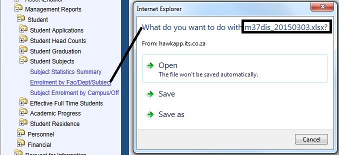 Example of ...Student Subjects