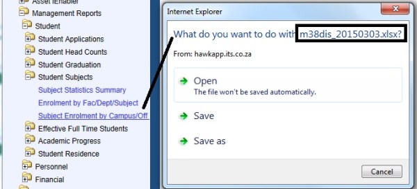 Example of ...Student Subjects