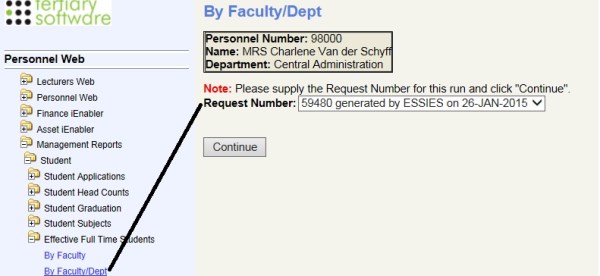 Example of ...Effective Full Time Students