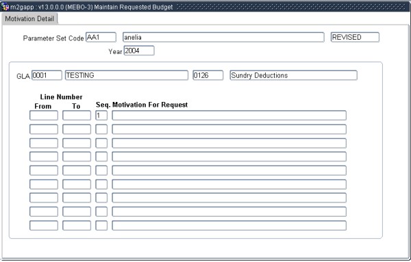 Example of Item Motivation
