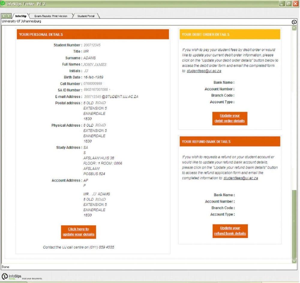 Infoslip image 3 biographical