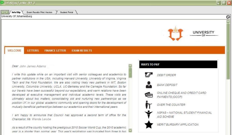 Infoslip image 2 welcome