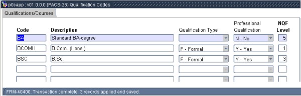 Example of ...saving data changes from csv