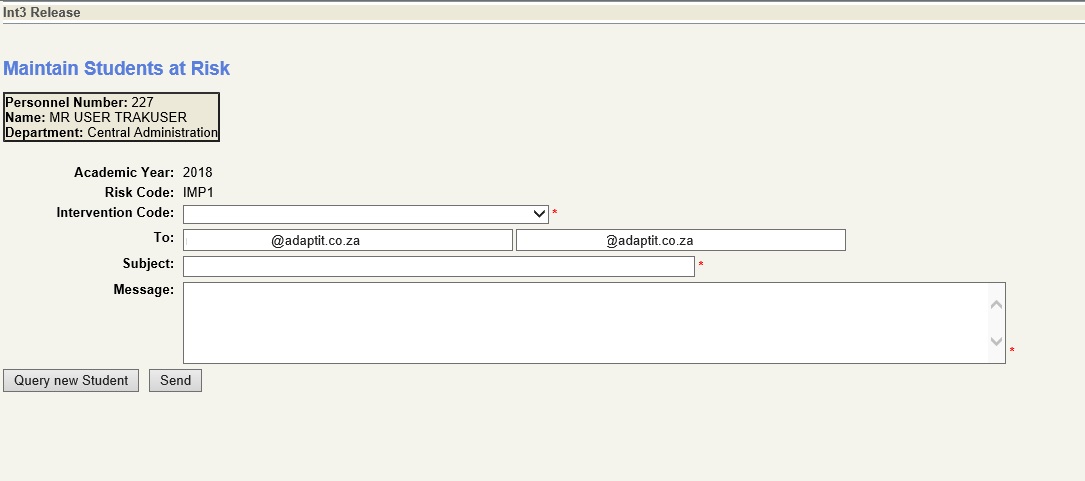popup for multiple emails