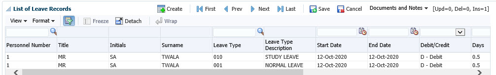 Leave Records {PLOP-1}