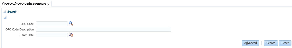 OFO Code Structure {POFO-1}
