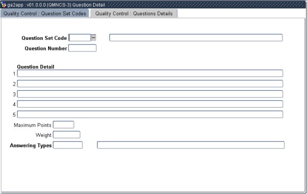 Example of Questions Detail