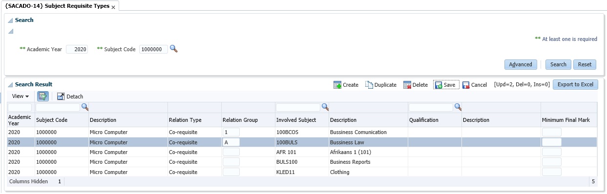 Example of sacad-14b6p1i1