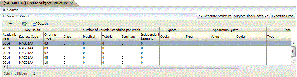 Create Qual Structure