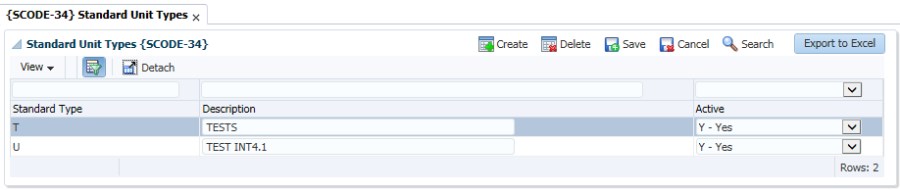 Example of SCODE-34 screen