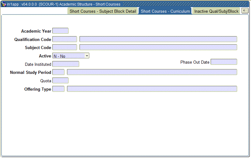 Example of Curriculum