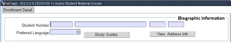 Example of Biographical Information