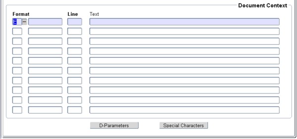 Example of Maintain Documents