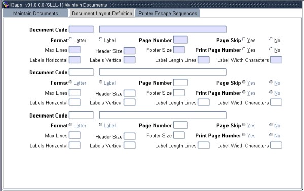 Example of Fixed D-Parameters