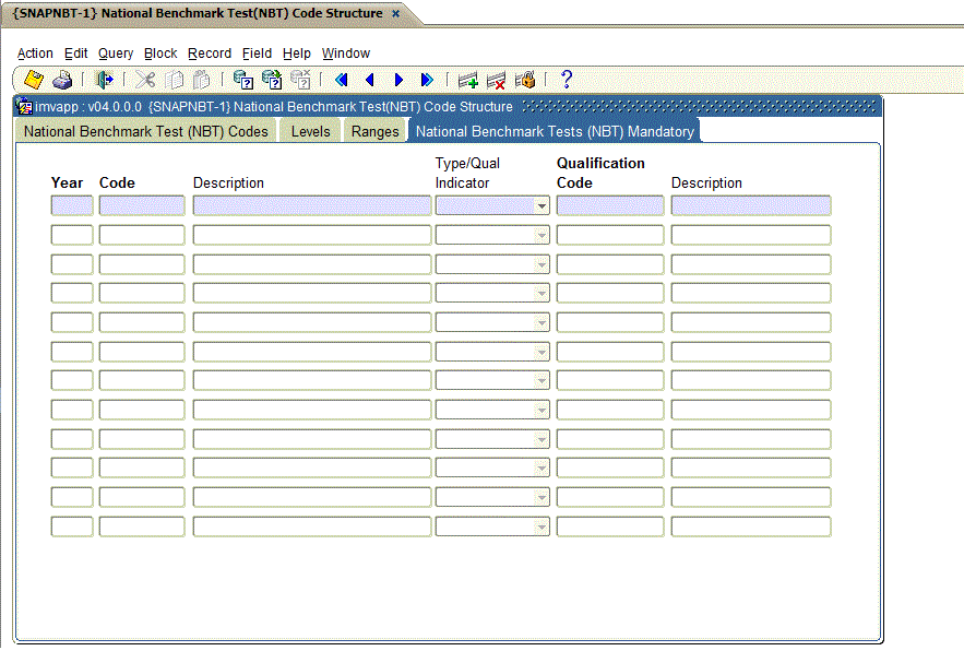 NBT mandatory tests image