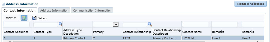 Campus Codes {SPCS-1}