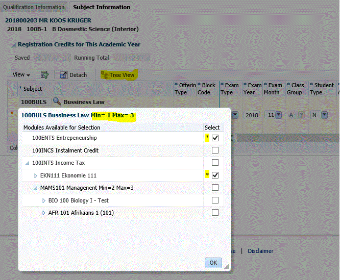 Example of main subj pop-up screen in {SDREGA-1b2}