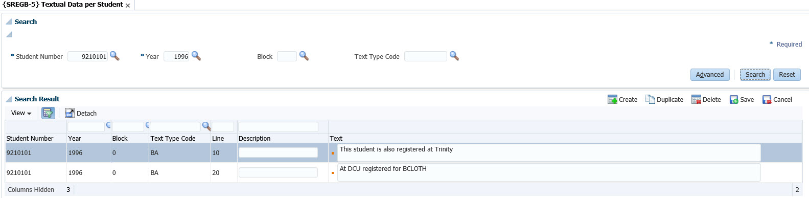 Example of sregb-5b1