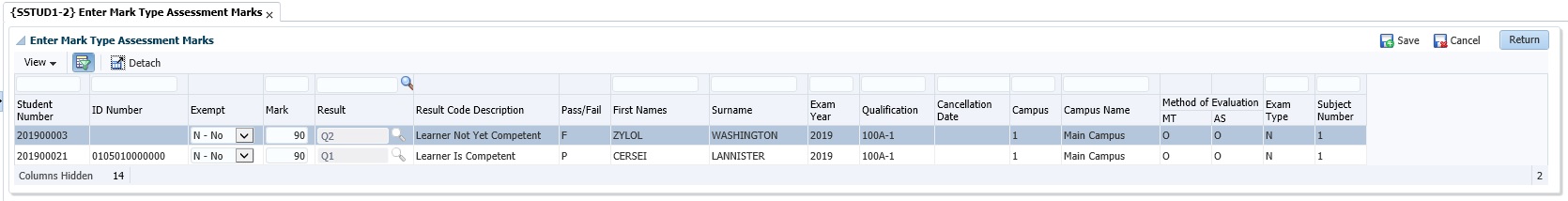 Class list from SSTUD1-2 b3