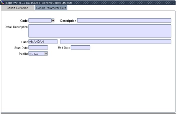 Cohort structure block 1 image