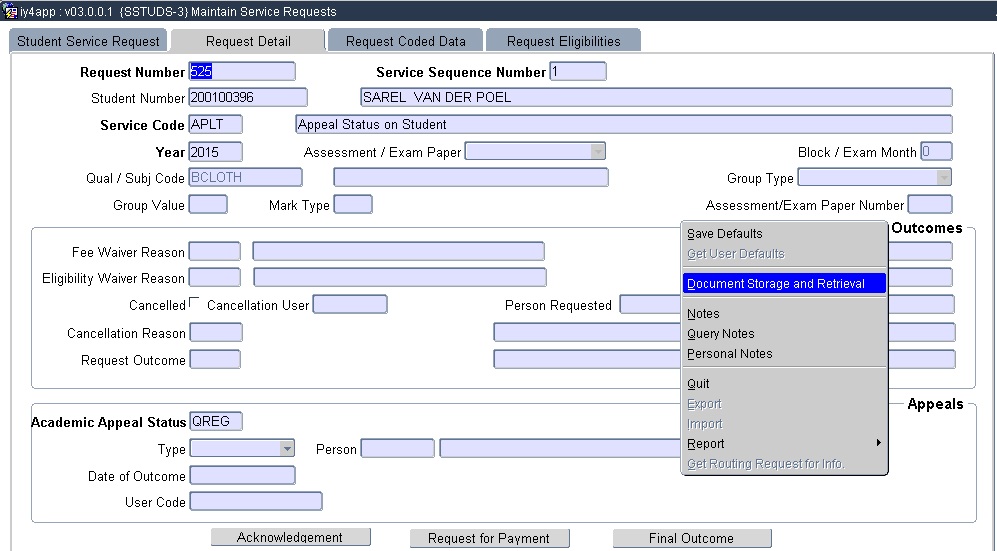 Document Storage facility