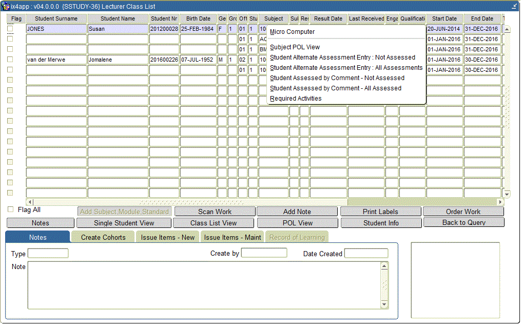Example of Multi view Subject