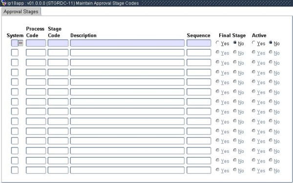 example of approval stage codes stgrdc-11