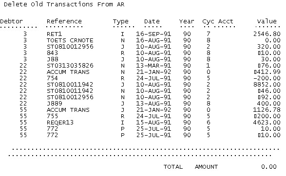 Delete Old Transactions