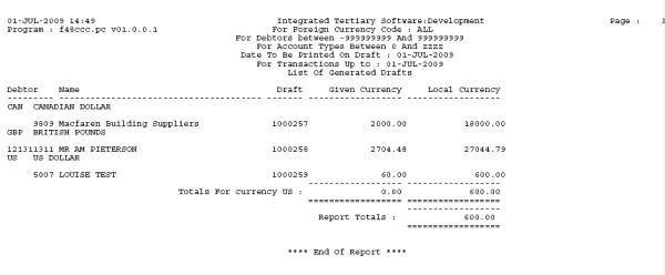 generate international drafts