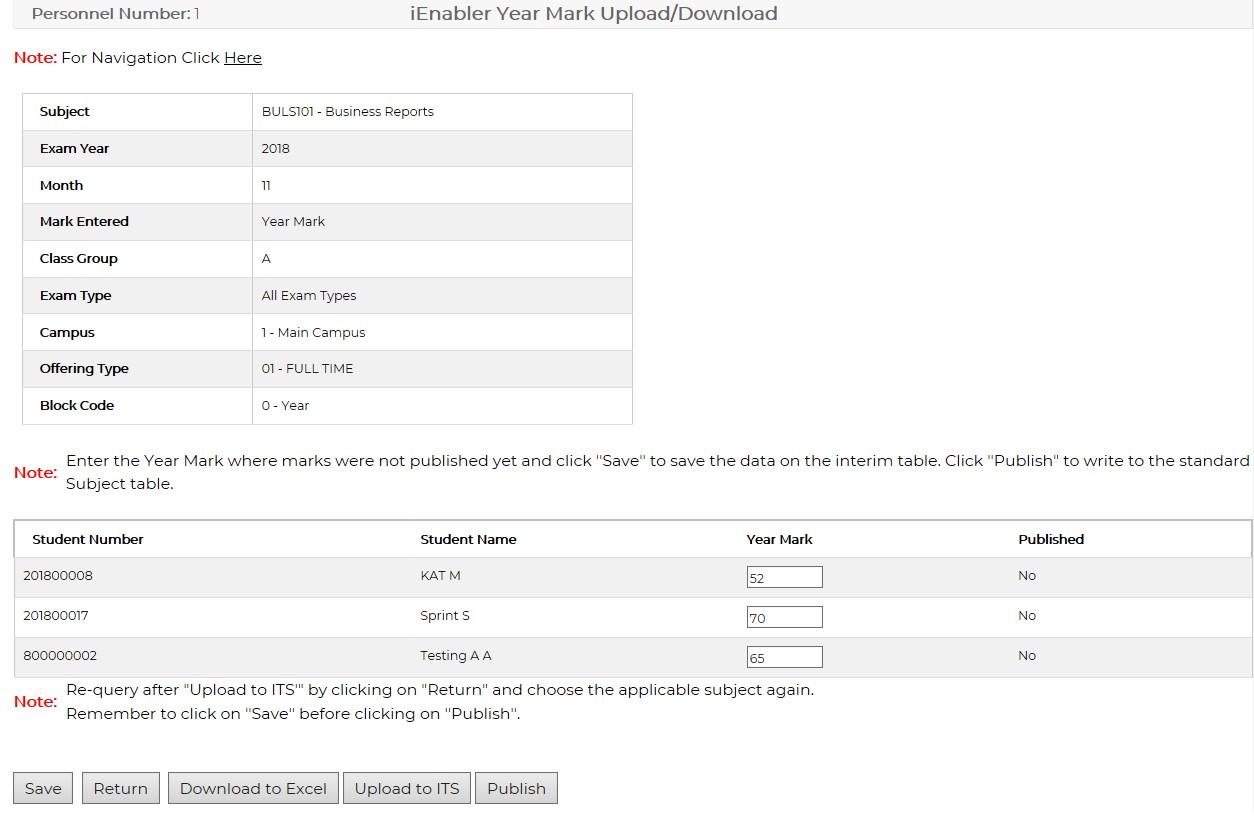 Re-query after Upload to ITS