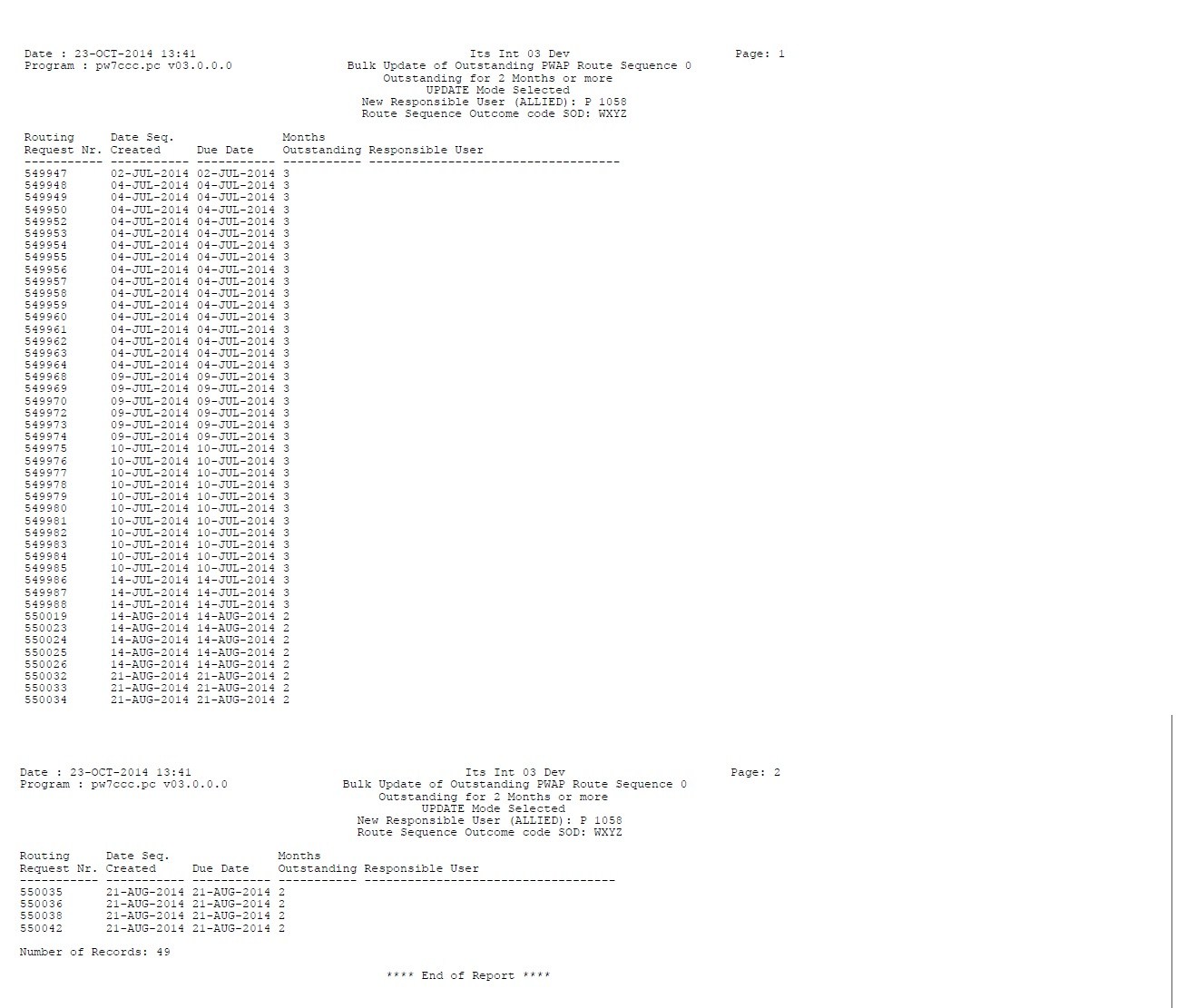 validate and upload webservice appointments