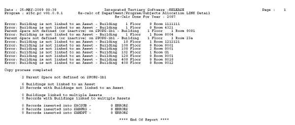 Validate parent spaces