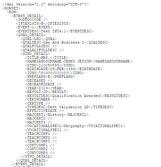 Image of {STGRDOR-8} XML